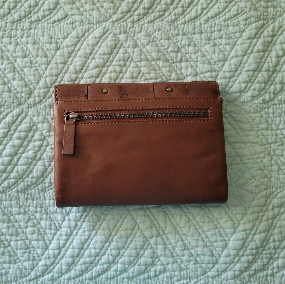Leather passport holder & wallet - Picture 2 of 4